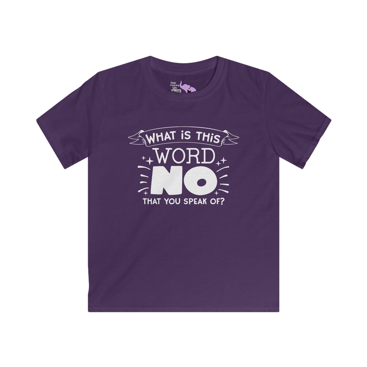 What Is This Word No That You Speak Of? Youth Softstyle Tee