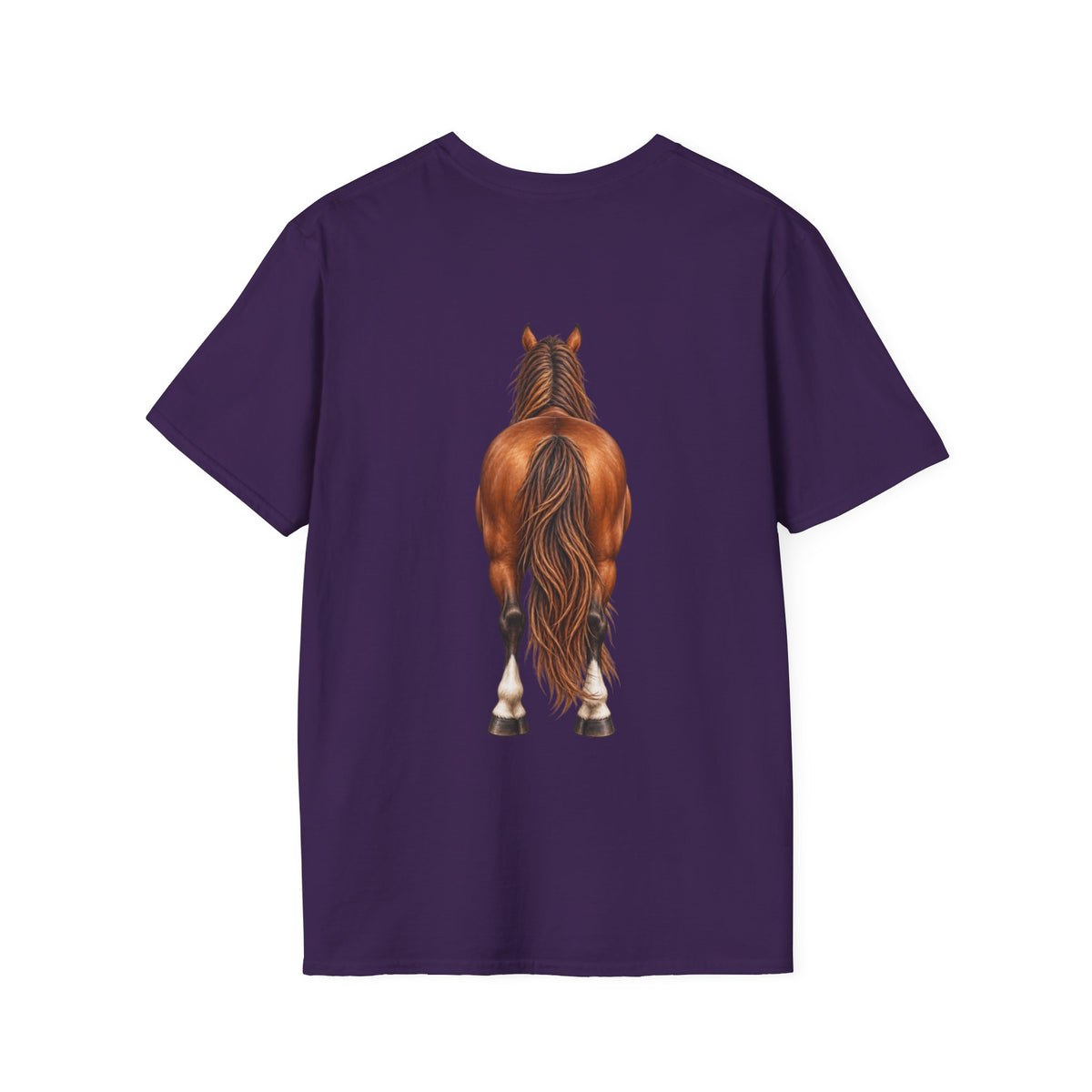 ""Front to Back Horse Lover Adult T-shirt