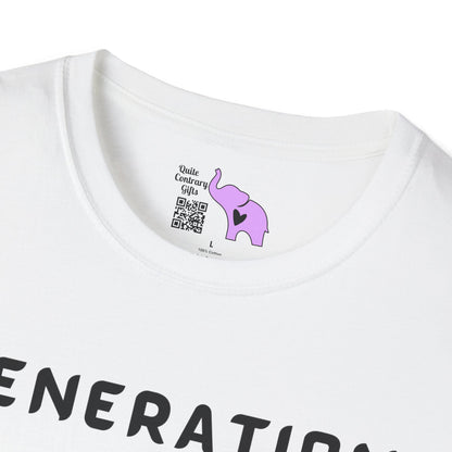 GenX w/years All Attitude No Cares T-shirt