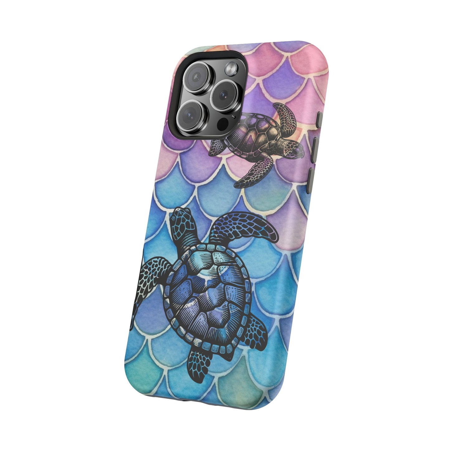 Sea Turtle Silhouette MagSafe® Compatible Tough Case for iPhone
