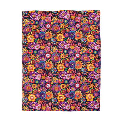 Floral Fiesta Microfiber Duvet Cover