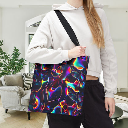 Holographic Mirage Canvas Tote Bag