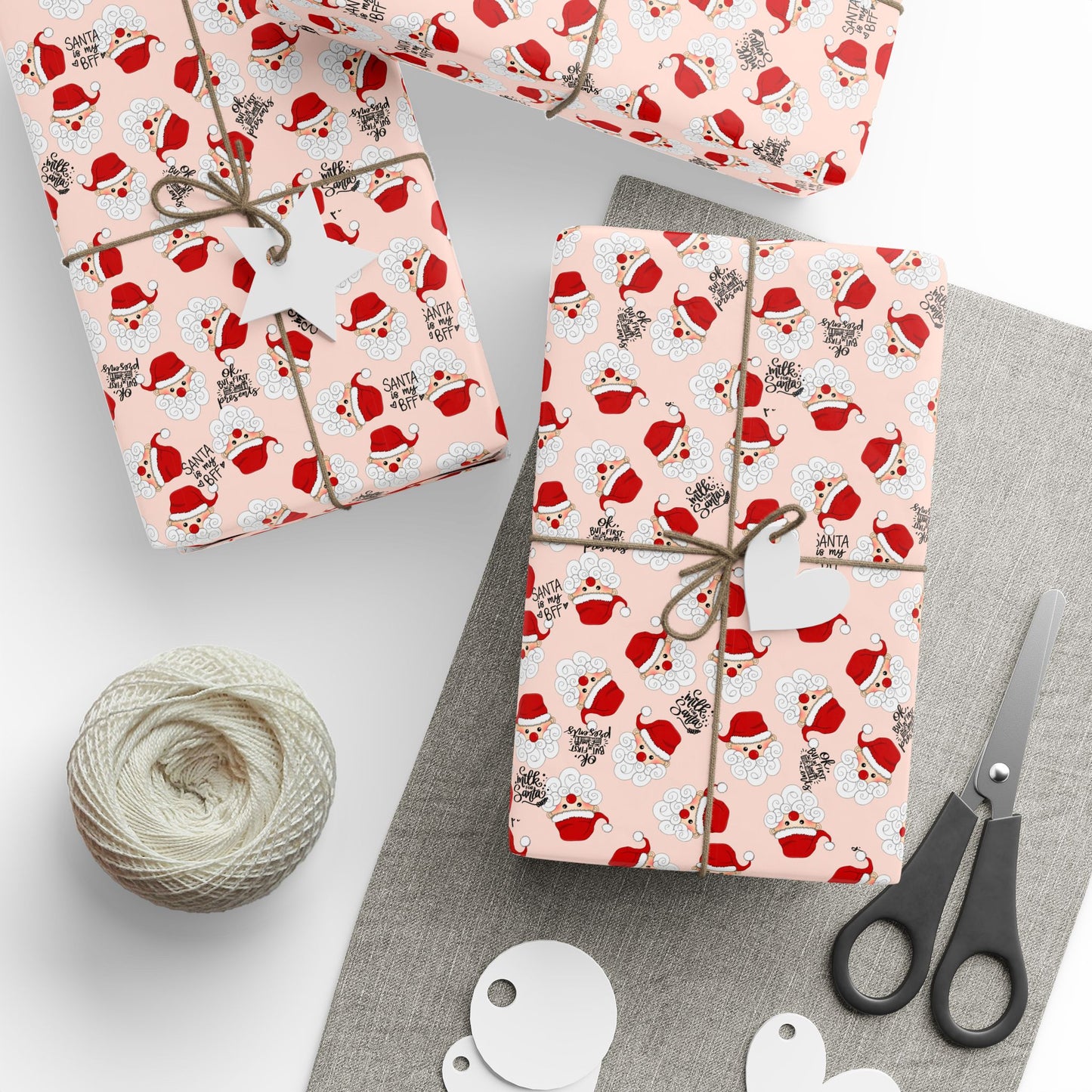 Cute Santa Wrapping Paper