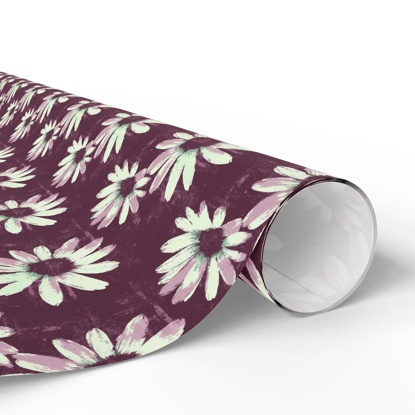 Purple Tide Petals Wrapping Paper