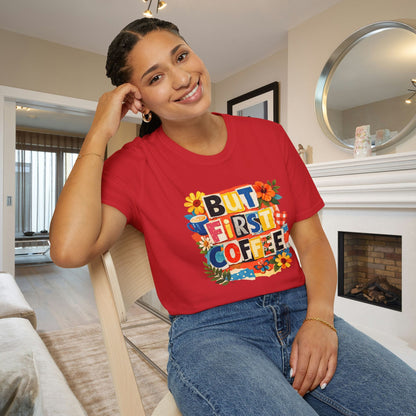 But First Coffee Adult T-shirt