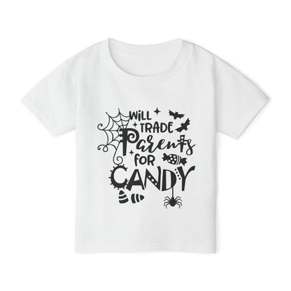 Will Trade Parents For Candy Heavy Cotton™ Toddler T-shirt