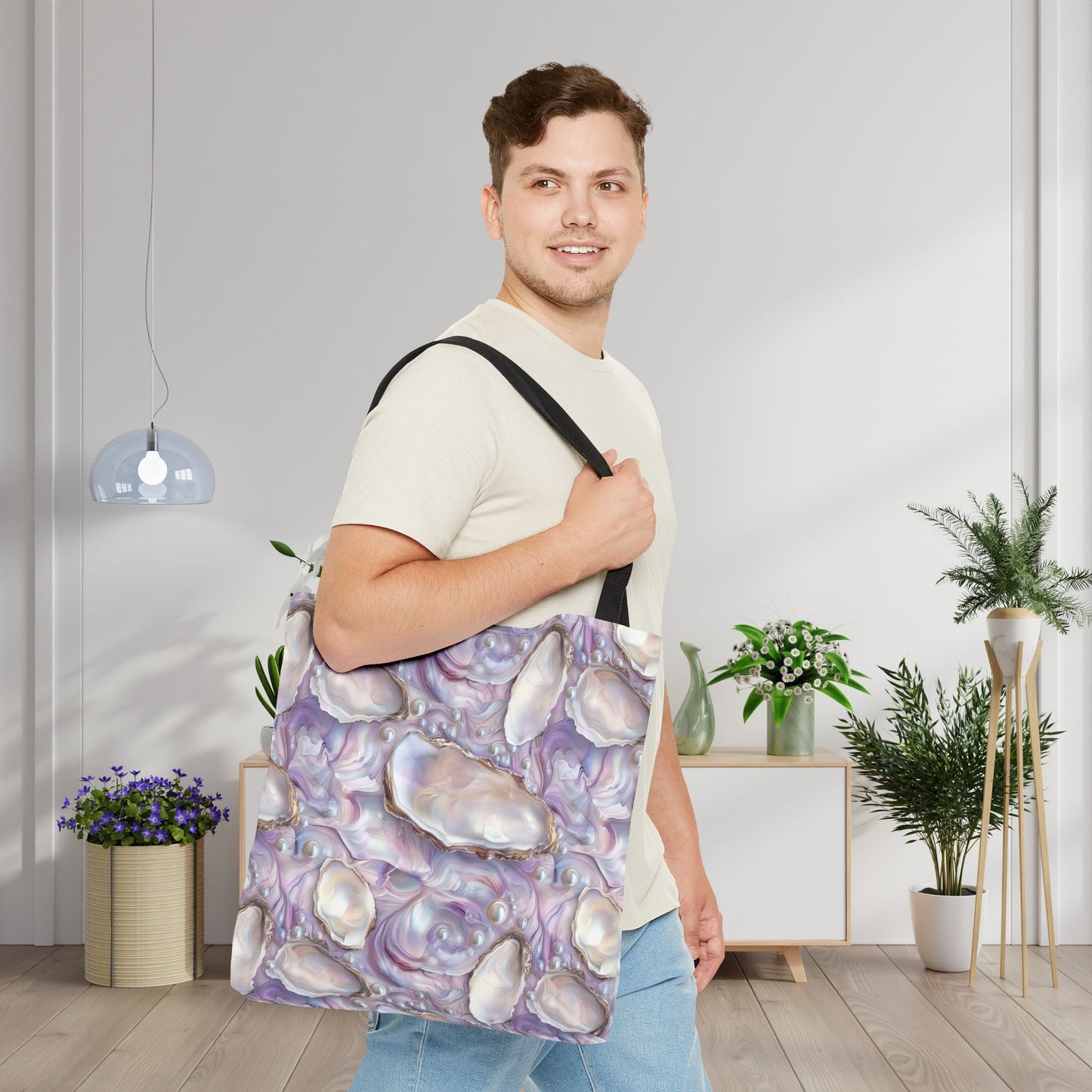 Purple Opalescent Dreams Canvas Tote Bag