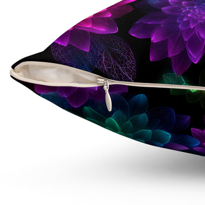 Neon Lotus Blooms Basic Bedding Set