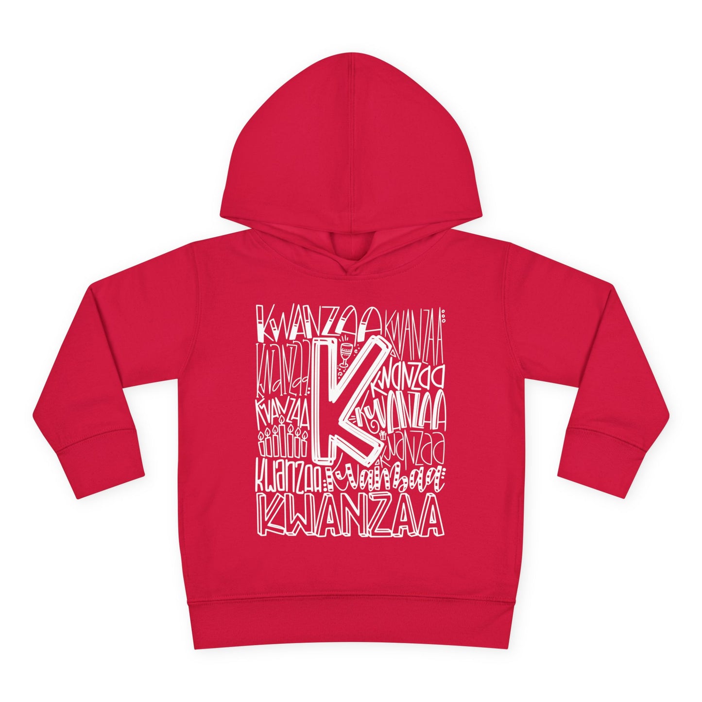 Kwanzaa Wordcloud Toddler Hoodie