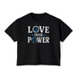 Love Over Power Women's Boxy Tee