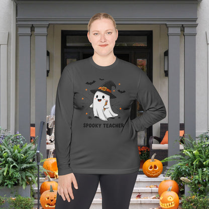 Spooky Teacher Adult Long Sleeve Tee