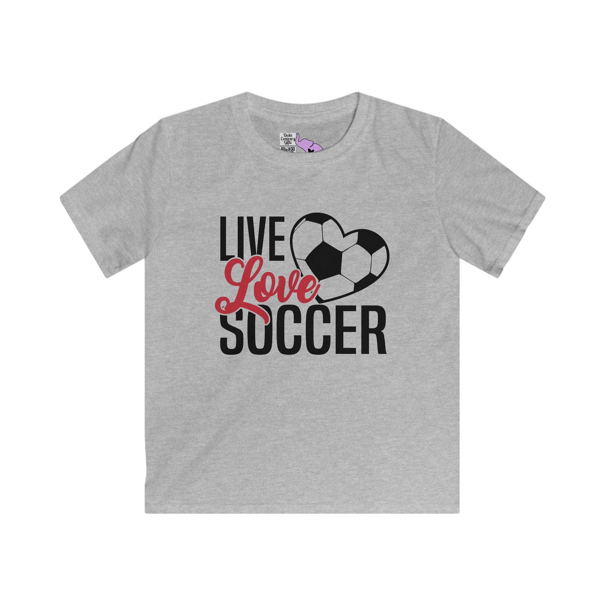 Live Love Soccer Youth Softstyle Tee