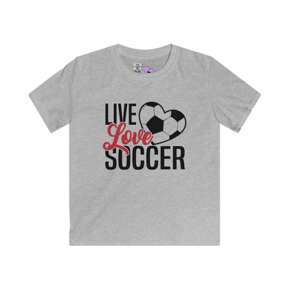 Live Love Soccer Youth Softstyle Tee