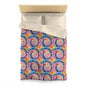 Retro Vortex Microfiber Duvet Cover