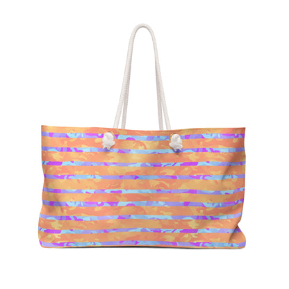 Split Spectrum Camo Weekender Bag