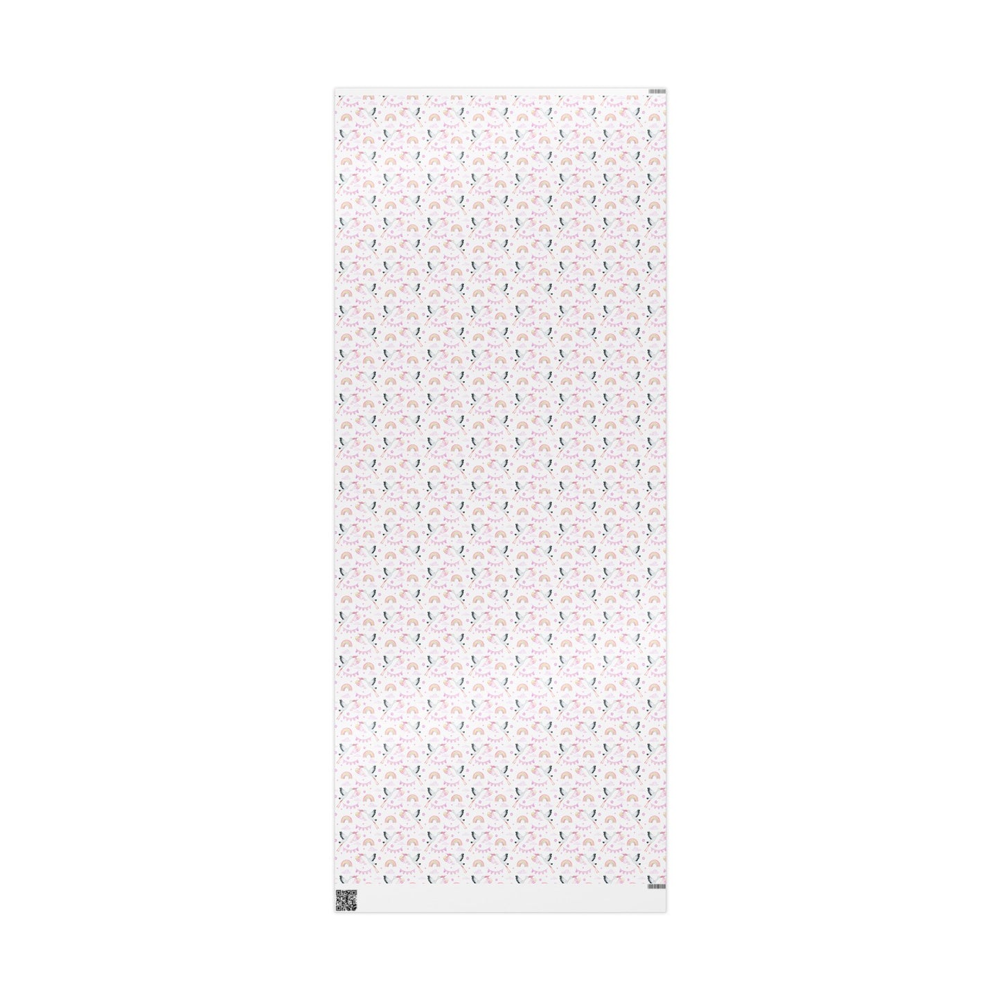 Baby Girl Stork Delivery Gift Wrap