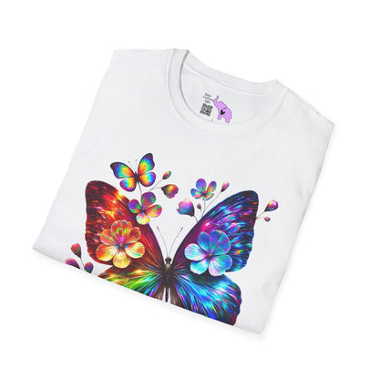 Colorful Butterflies Adult T-shirt