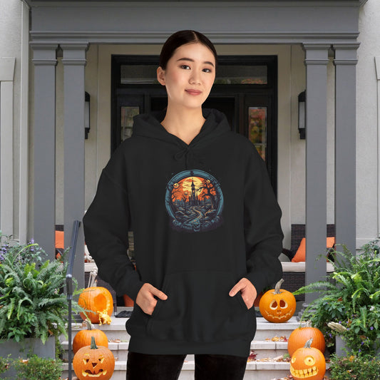 Creepy Cemetery 1 Heavy Blend™ Hooded Sweatshirt