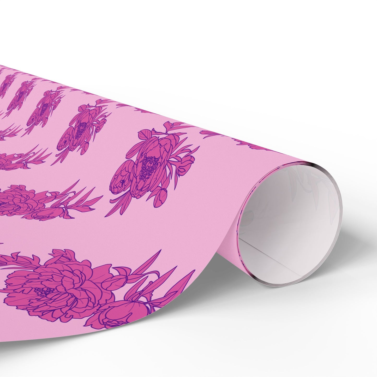 Bubblegum Bloom Peonies Wrapping Paper