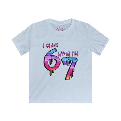 I Was 6 Now I'm 7 Youth Softstyle Tee