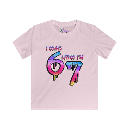 I Was 6 Now I'm 7 Youth Softstyle Tee
