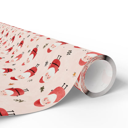 Retro Santa Wrapping Paper