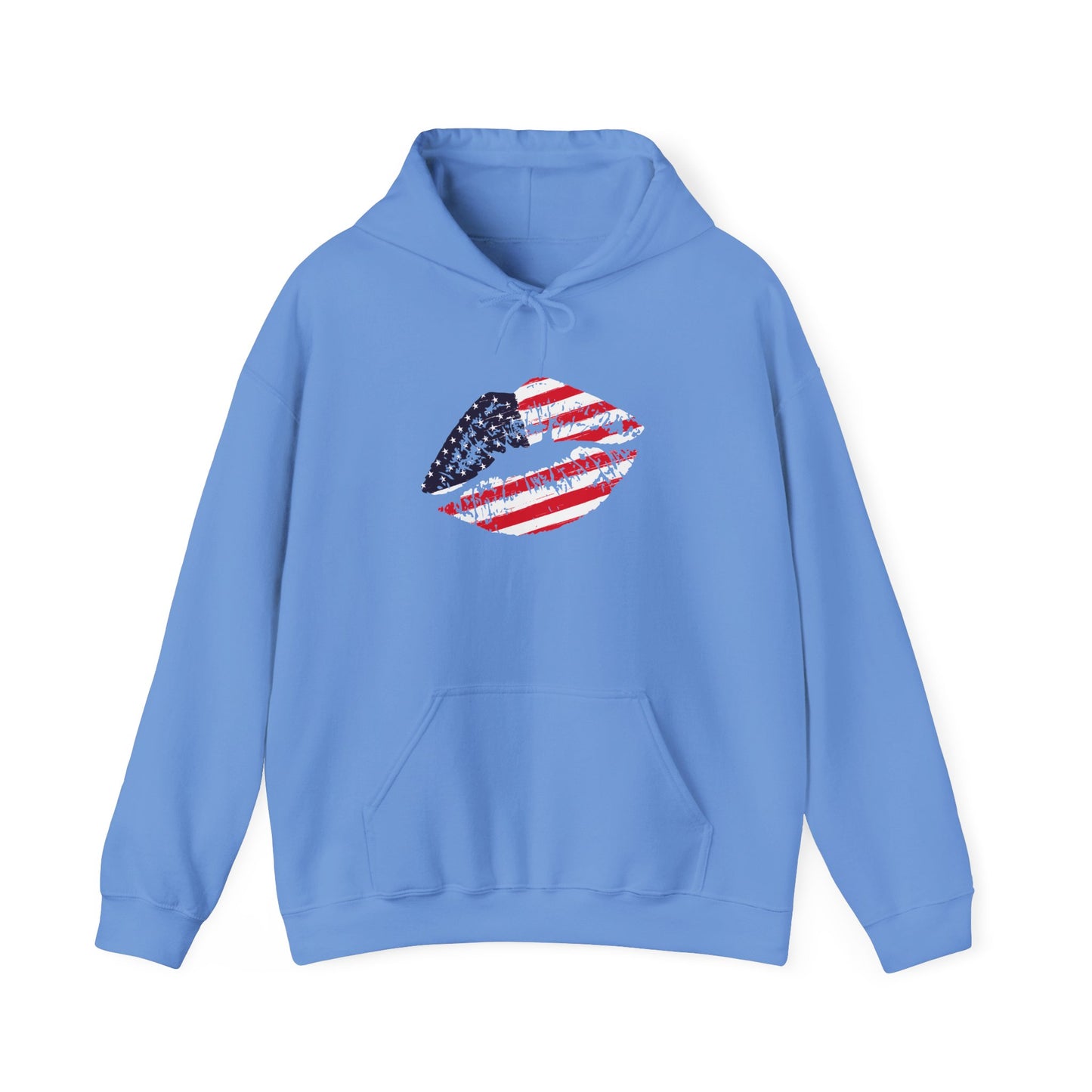 American Flag Lips Heavy Blend™ Hooded Sweatshirt