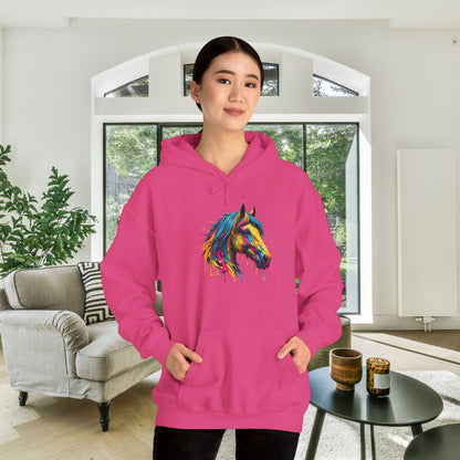 Colorful Horse Heavy Blend™ Hooded Sweatshirt