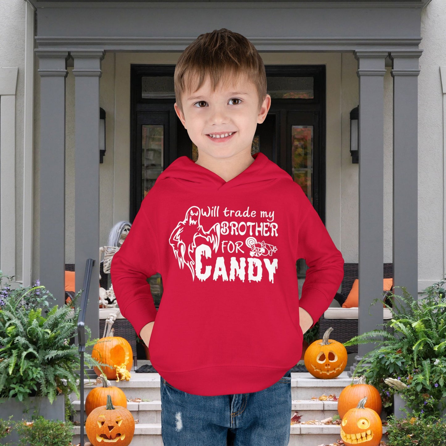 Will Trade My Brother For Candy Toddler Hoodie