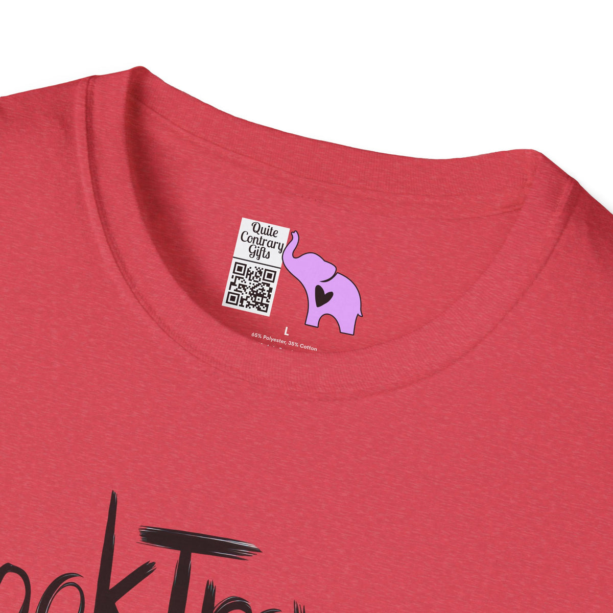 Booktrovert (Cartoonish Book) Adult T-shirt