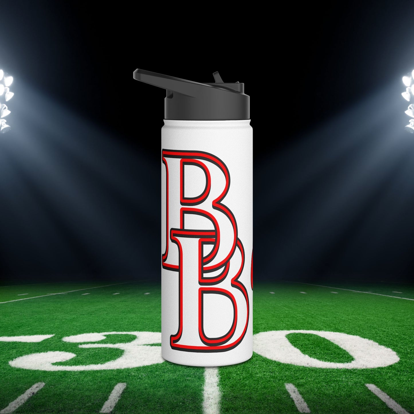 Bellville Brahmas Stainless Steel Water Bottle