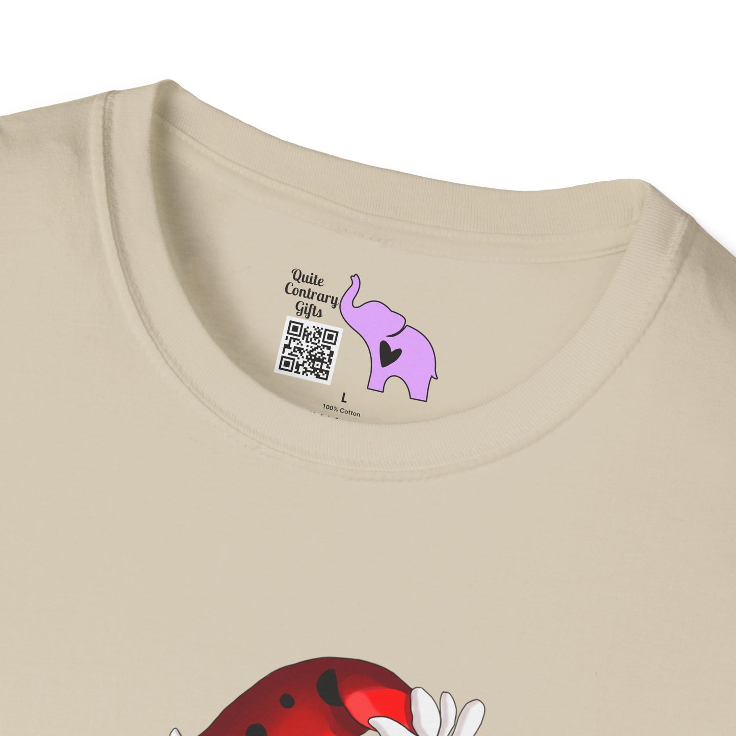 Let It Be Valentine Gnome Adult T-shirt