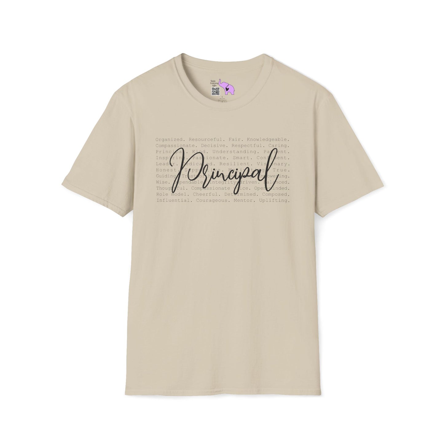 Principal (Descriptive Words) Adult T-shirt