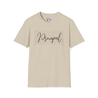 Principal (Descriptive Words) Adult T-shirt