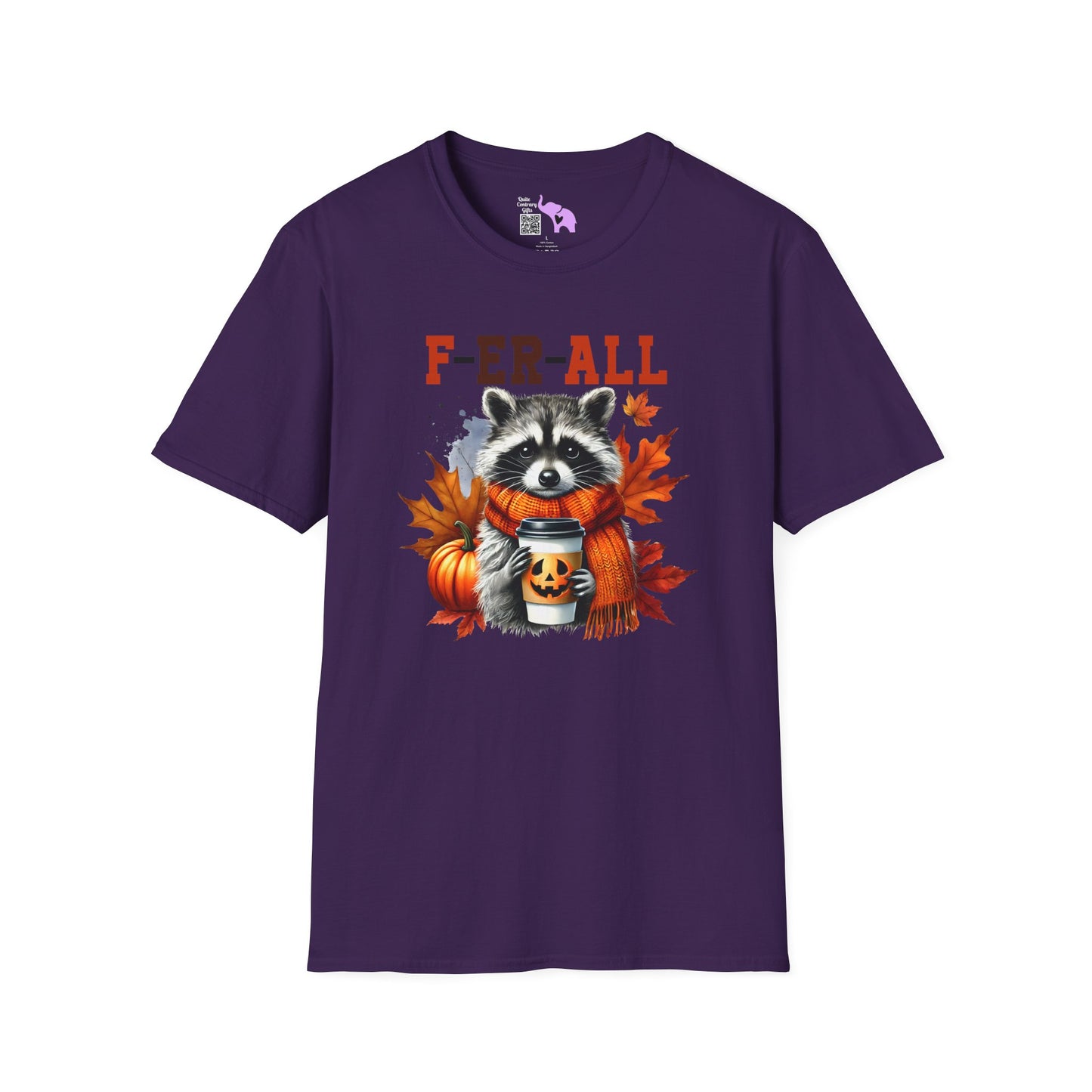F-Er-All Raccoon Adult T-shirt