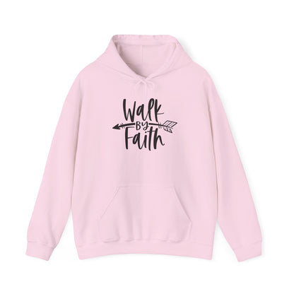 Walk By Faith Heavy Blend™ Hooded Sweatshirt