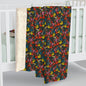 Humming Bloom Sherpa Fleece Blanket