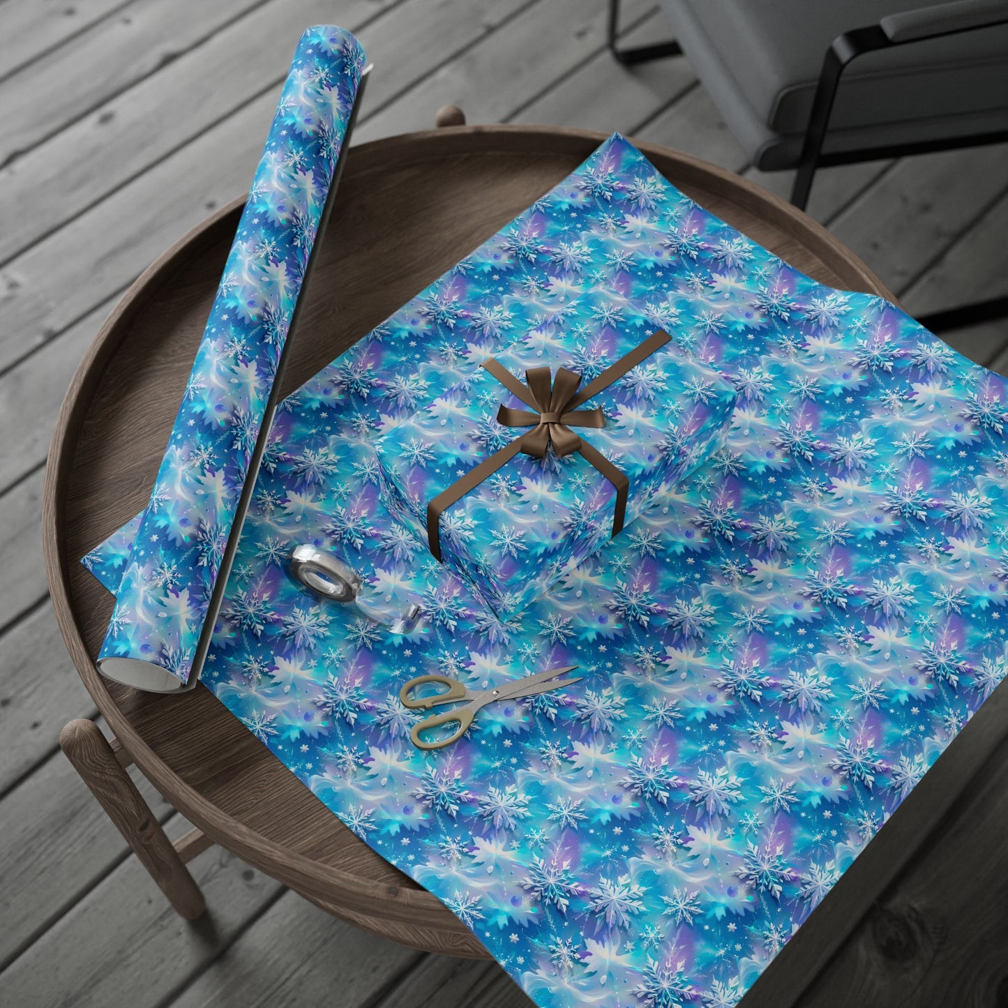 Holiday Flurries Wrapping Paper