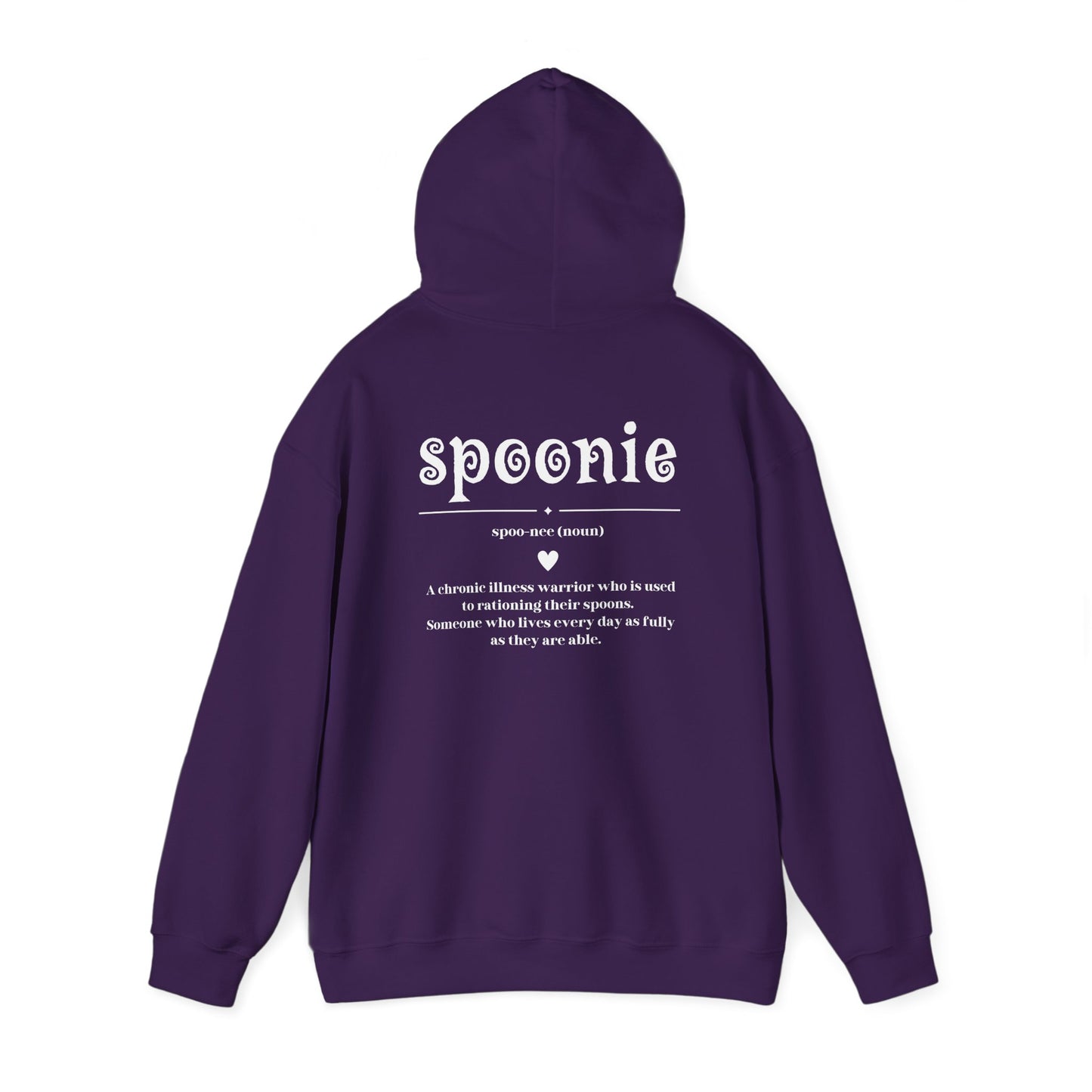 Spoonie Warrior Definition Heavy Blend™ Hooded Sweatshirt