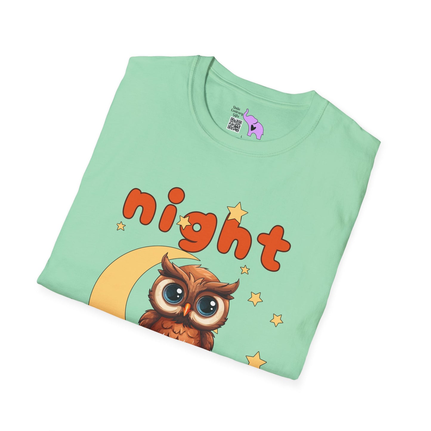 Night Owl Adult T-shirt