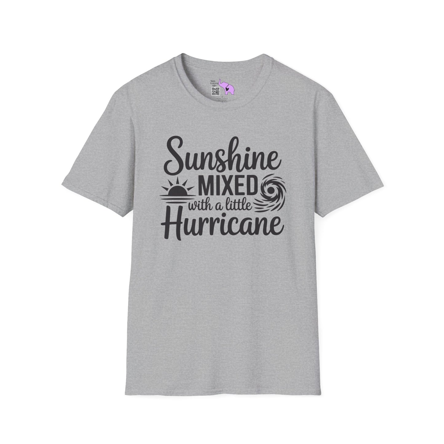 Sunshine Mixed With A Little Hurricane Adult T-shirt