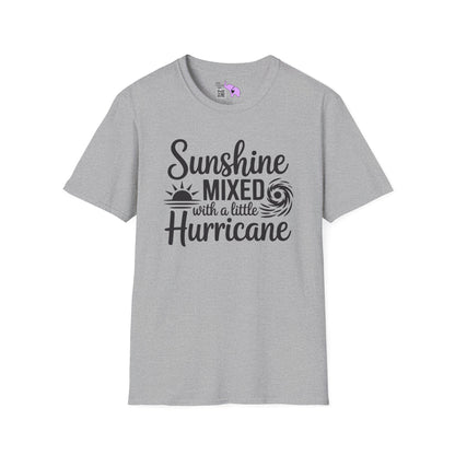 Sunshine Mixed With A Little Hurricane Adult T-shirt