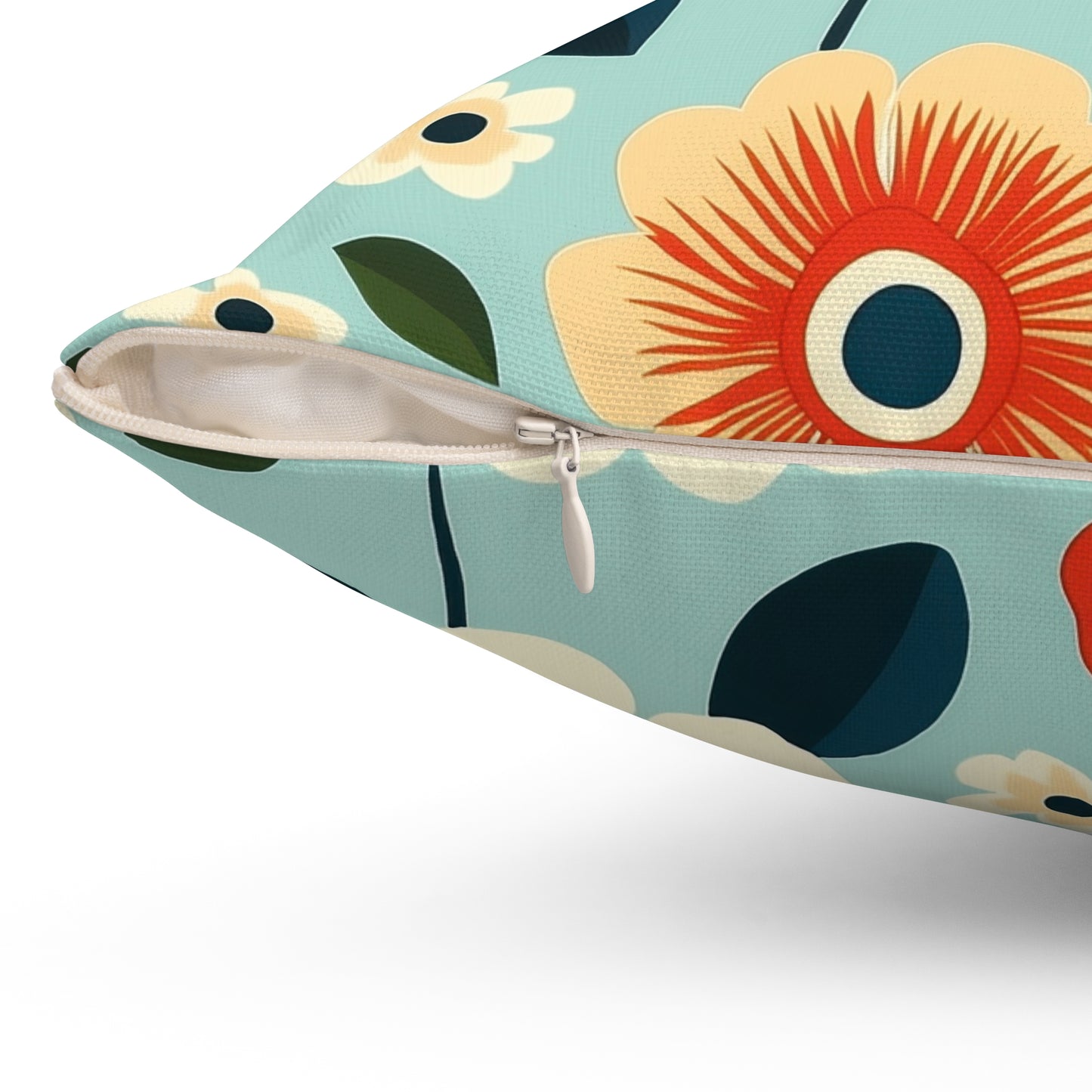 Joy Petals Throw Pillow