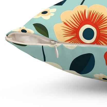 Joy Petals Throw Pillow