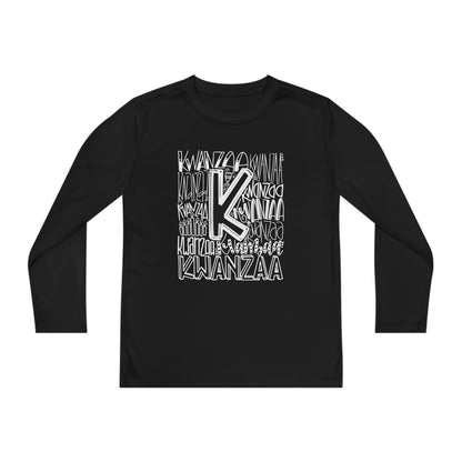 Kwanzaa Wordcloud Youth Long Sleeve Tee