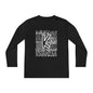 Kwanzaa Wordcloud Youth Long Sleeve Tee