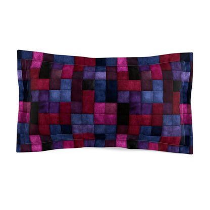 Velvet Mosaic Print Basic Bedding Set