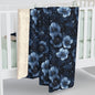 Midnight Blossoms Sherpa Fleece Blanket