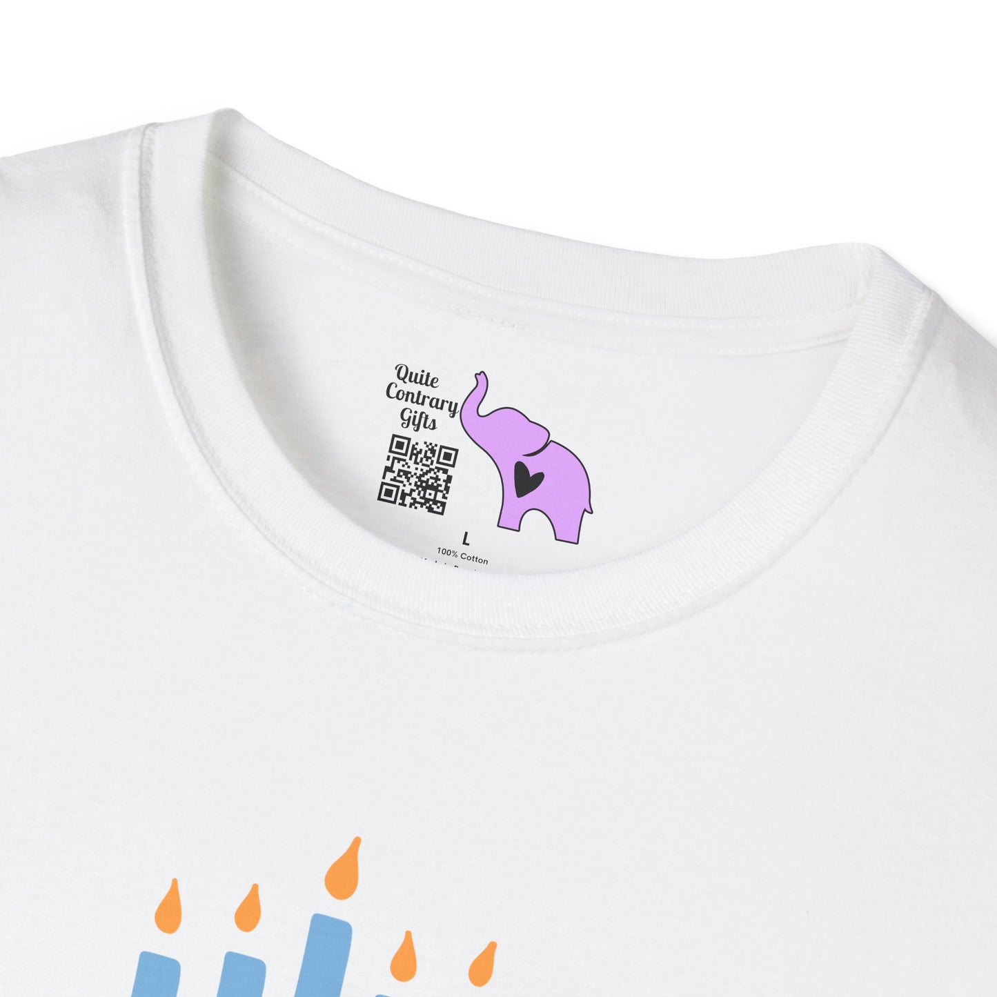 Hanukkah Love Light Latkes Adult T-shirt