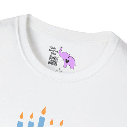 Hanukkah Love Light Latkes Adult T-shirt